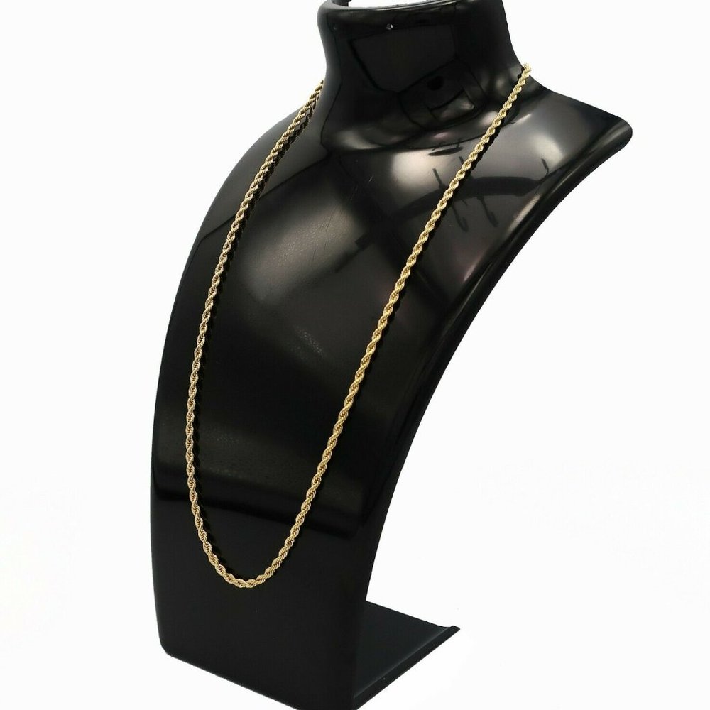 14k Gold Stamped 2.5mm 24" Rope Chain